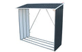 Woodstorage Metal Holzregal wetterfest für Außenbereich 182,3 cm Garteneinrichtung Duramax