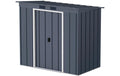 Metall-Gartenhaus wetterfest mit Doppeltür 6 x 4 Garteneinrichtung Duramax