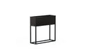 Herstera Pflanzkübel HUB Schwarz 80x25x79 cm aus robustem Material Garten & Outdoor > Pflanzen > Pflanzengefäße Herstera