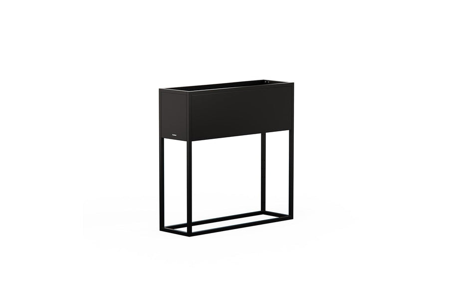Herstera Pflanzkübel HUB Schwarz 80x25x79 cm aus robustem Material Garten & Outdoor > Pflanzen > Pflanzengefäße Herstera