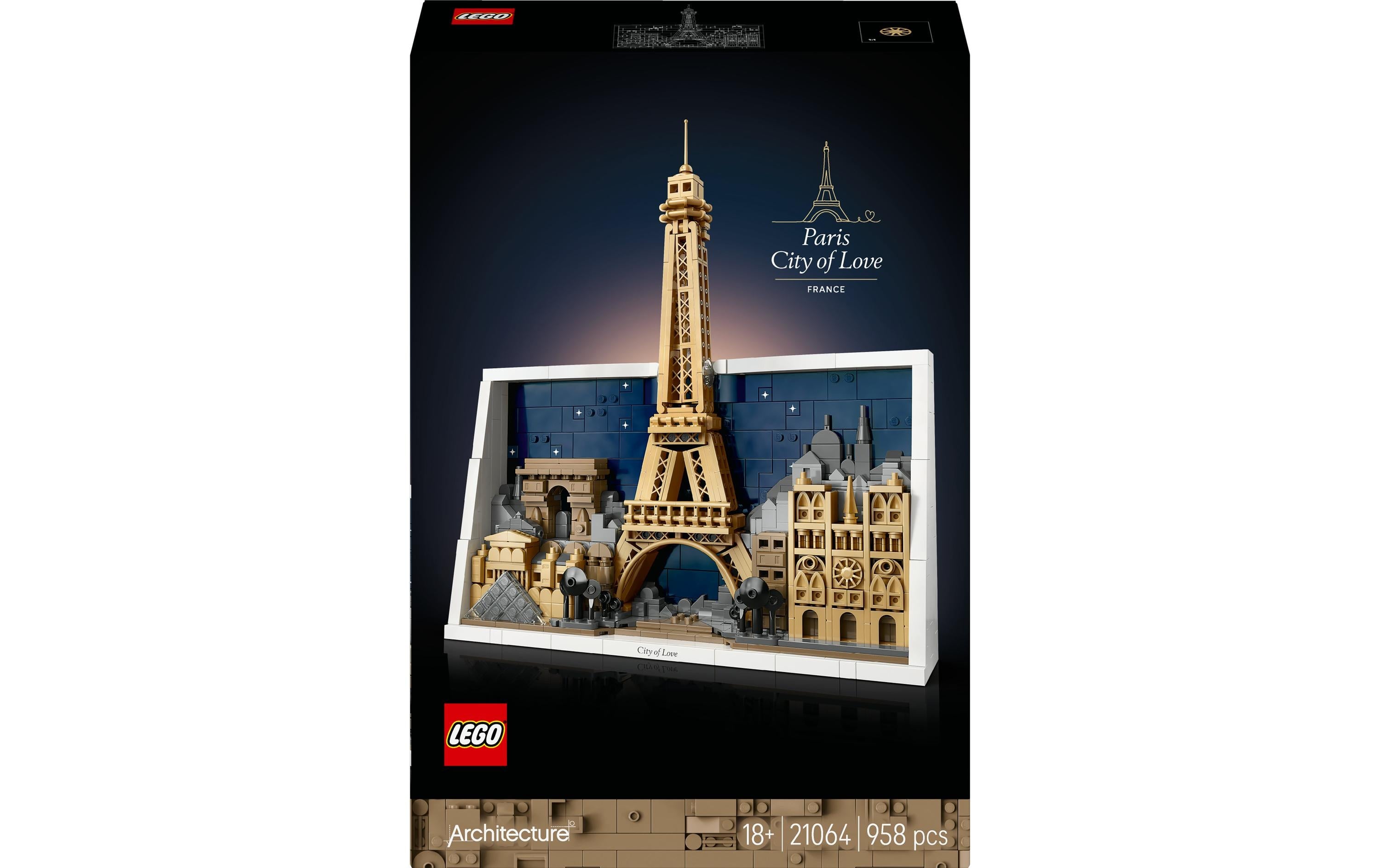 LEGO® Architecture Paris – Stadt der Liebe 21064
