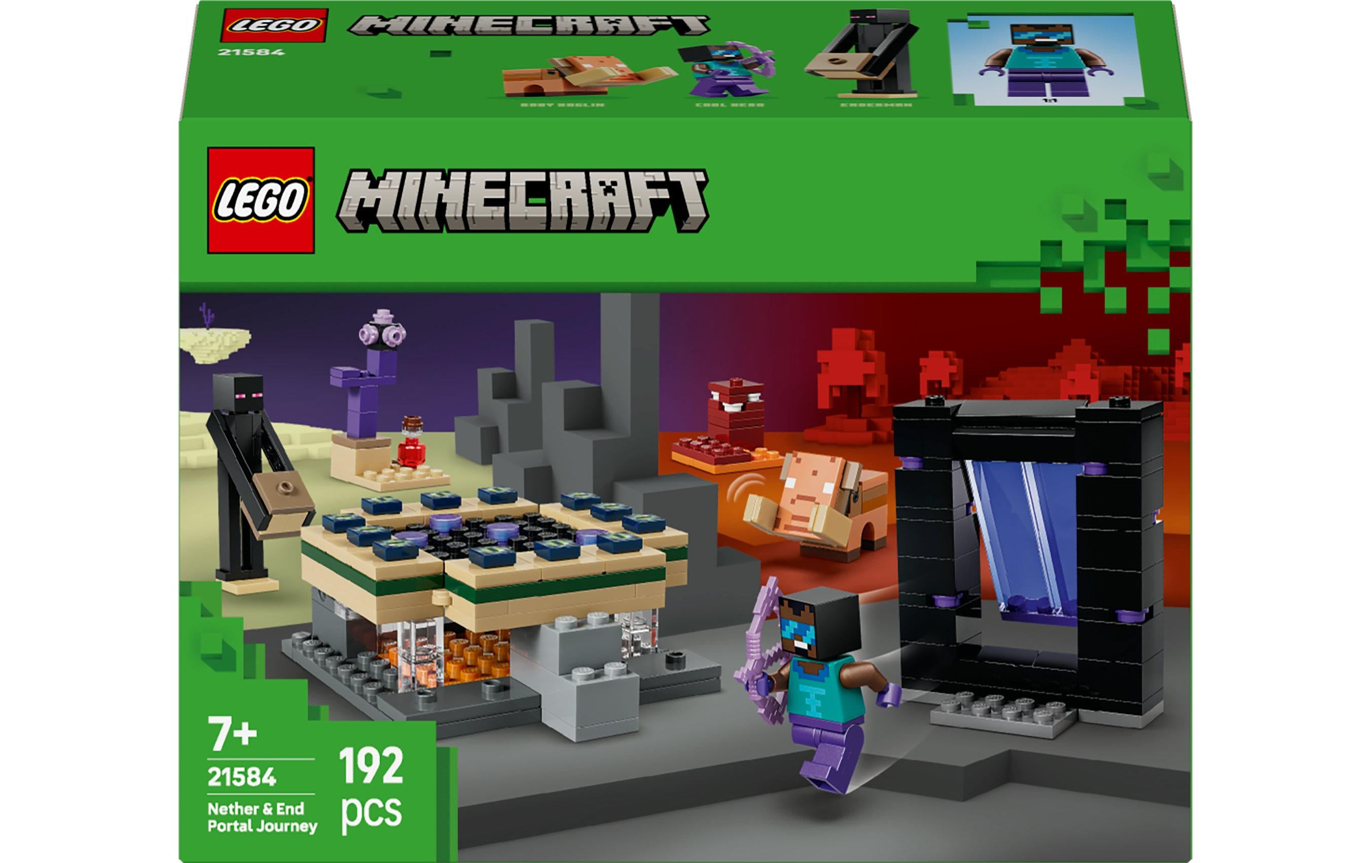 LEGO® Minecraft Reise durch Nether und Endportal 21584