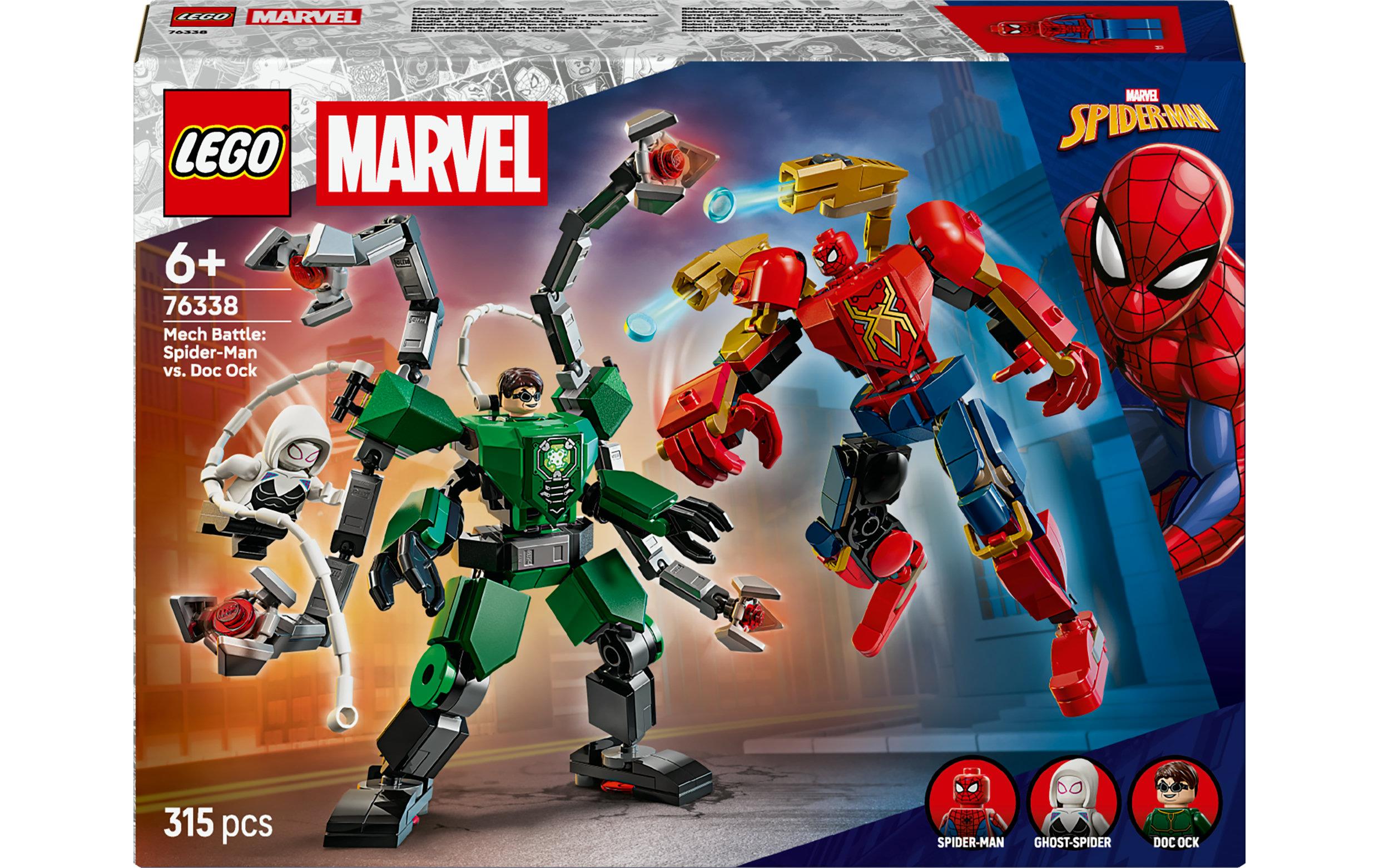 LEGO® Marvel Mech-Duell: Spider-Man vs. Doc Ock 76338