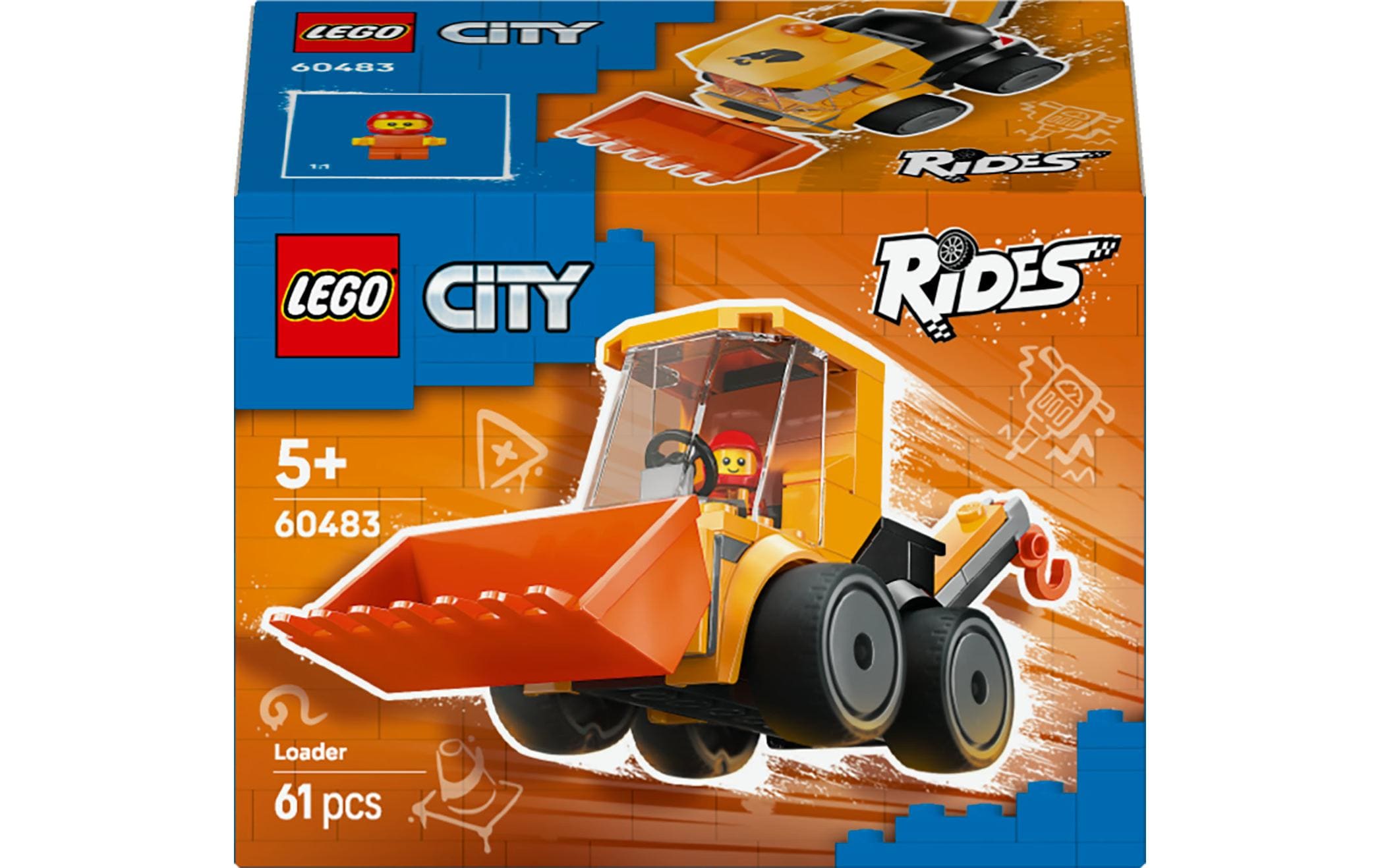 LEGO® City Coole Flitzer – Radlader 60483