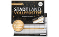 Denkriesen Stadt Land Vollpfosten – A4 Block Silvester Edition (d)