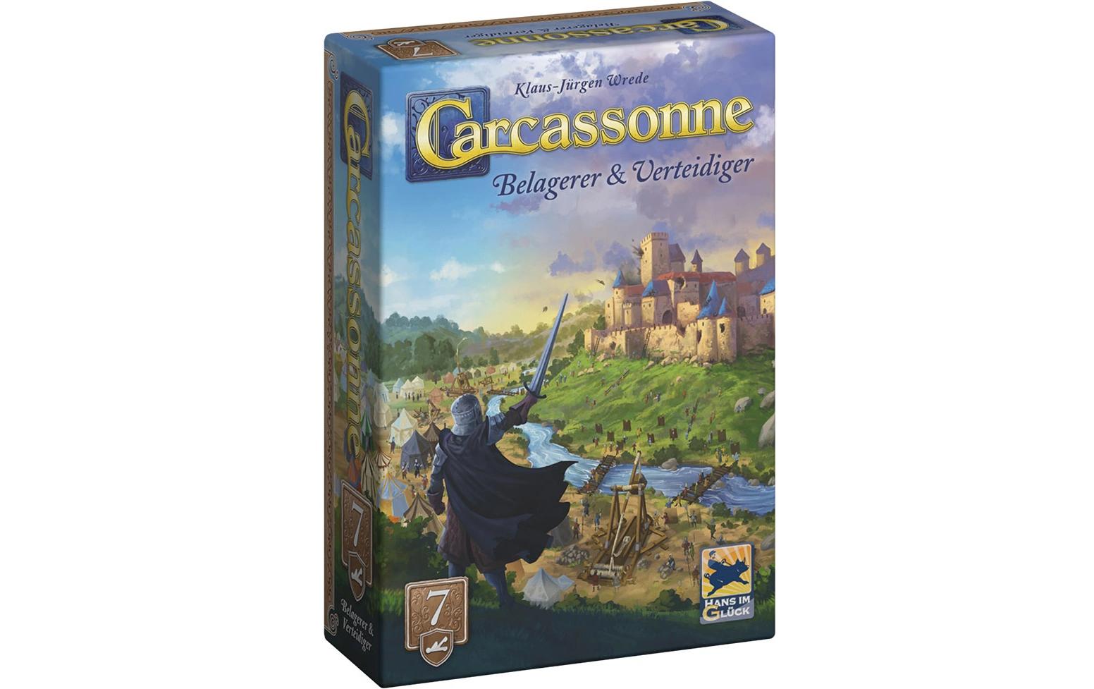 Hans im Glück Familienspiel Carcassonne Belagerer und Verteidiger (d)