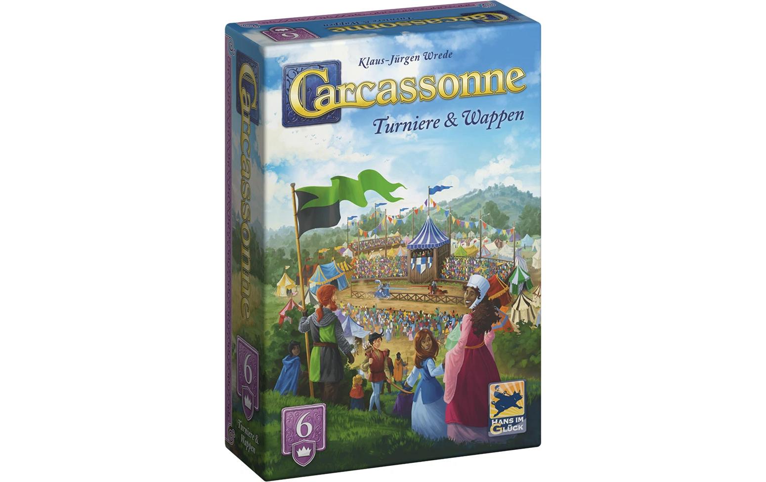 Hans im Glück Familienspiel Carcassonne Turniere und Wappen (d)
