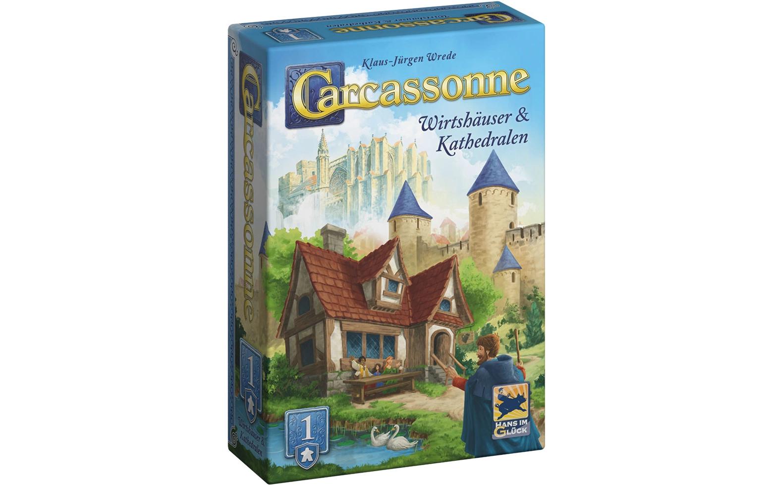 Hans im Glück Familienspiel Carcassonne Wirtshäuser und Kathedralen (d)