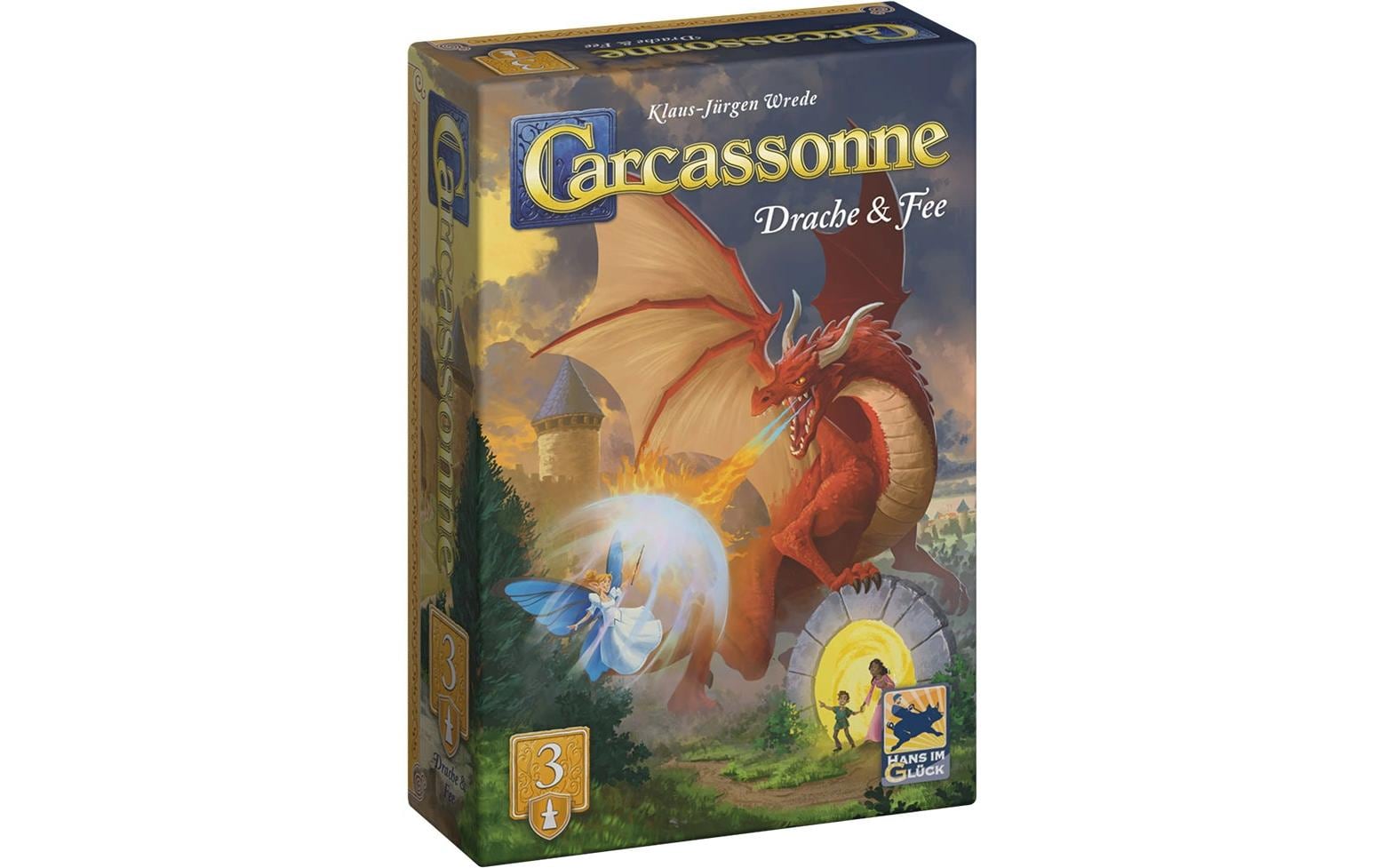 Hans im Glück Familienspiel Carcassonne Drache und Fee (d)