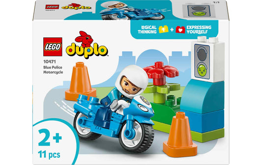 LEGO® DUPLO® Blaues Polizeimotorrad 10477