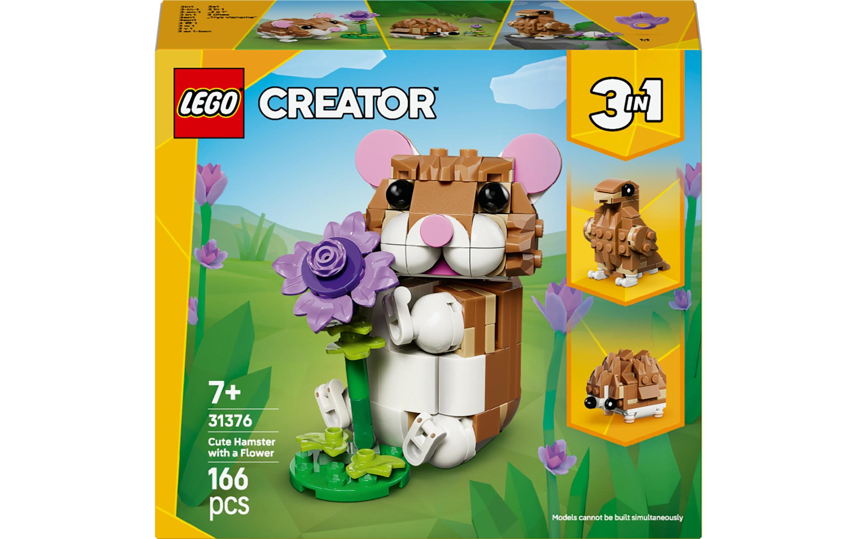 LEGO® Creator Niedlicher Hamster mit Blume 31376