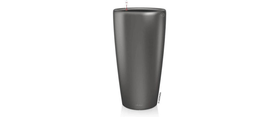 Lechuza RONDO Premium Blumenkübel Grau Witterungsbeständig 40 cm Garten & Outdoor > Pflanzen > Pflanzengefäße Lechuza