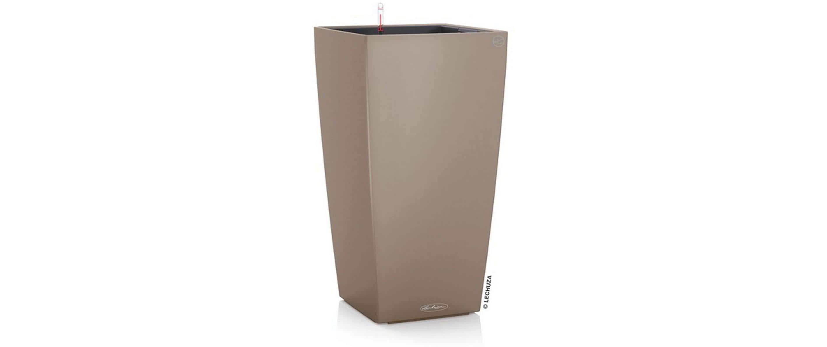 Lechuza CUBICO Color Pflanzgefäß Kunststoff Sandbraun 22 cm Garten & Outdoor > Pflanzen > Pflanzengefäße Lechuza