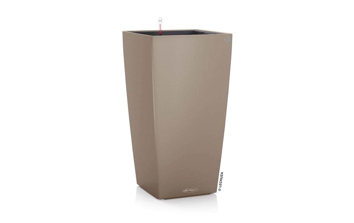 Lechuza CUBICO Color Blumentopf Kunststoff Sandbraun 40 cm Garten & Outdoor > Pflanzen > Pflanzengefäße Lechuza