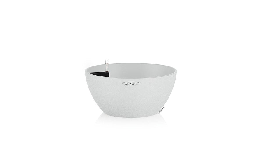 Lechuza CUBETO Stone Pflanzgefäß Kunststoff Weiß 30 cm Garten & Outdoor > Pflanzen > Pflanzengefäße Lechuza