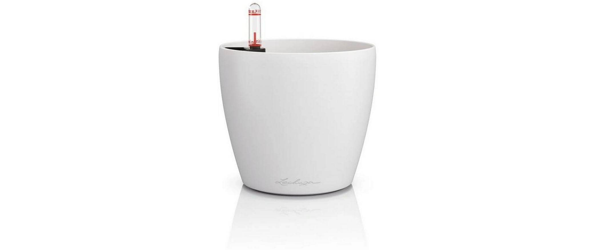 Lechuza CLASSICO Color Pflanzgefäß Kunststoff Weiß 14 cm Garten & Outdoor > Pflanzen > Pflanzengefäße Lechuza