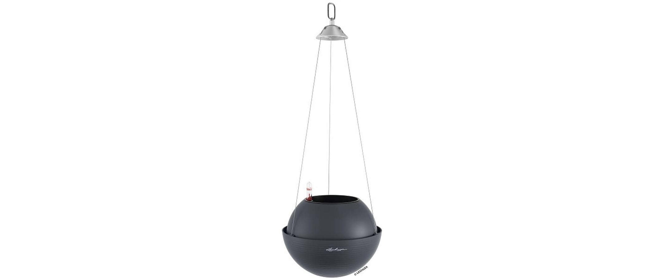 Lechuza Pflanzgefäß Grau/Schiefergrau Kunststoff mit Bewässerungssystem 23 cm Garten & Outdoor > Pflanzen > Pflanzengefäße Lechuza