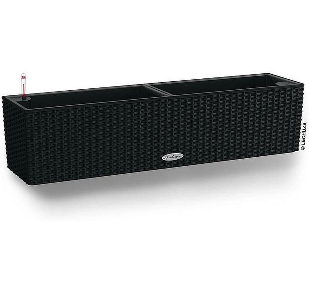 Lechuza BALCONERA Cottage Pflanzkasten Kunststoff Schwarz 80 cm Garten & Outdoor > Pflanzen > Pflanzengefäße Lechuza