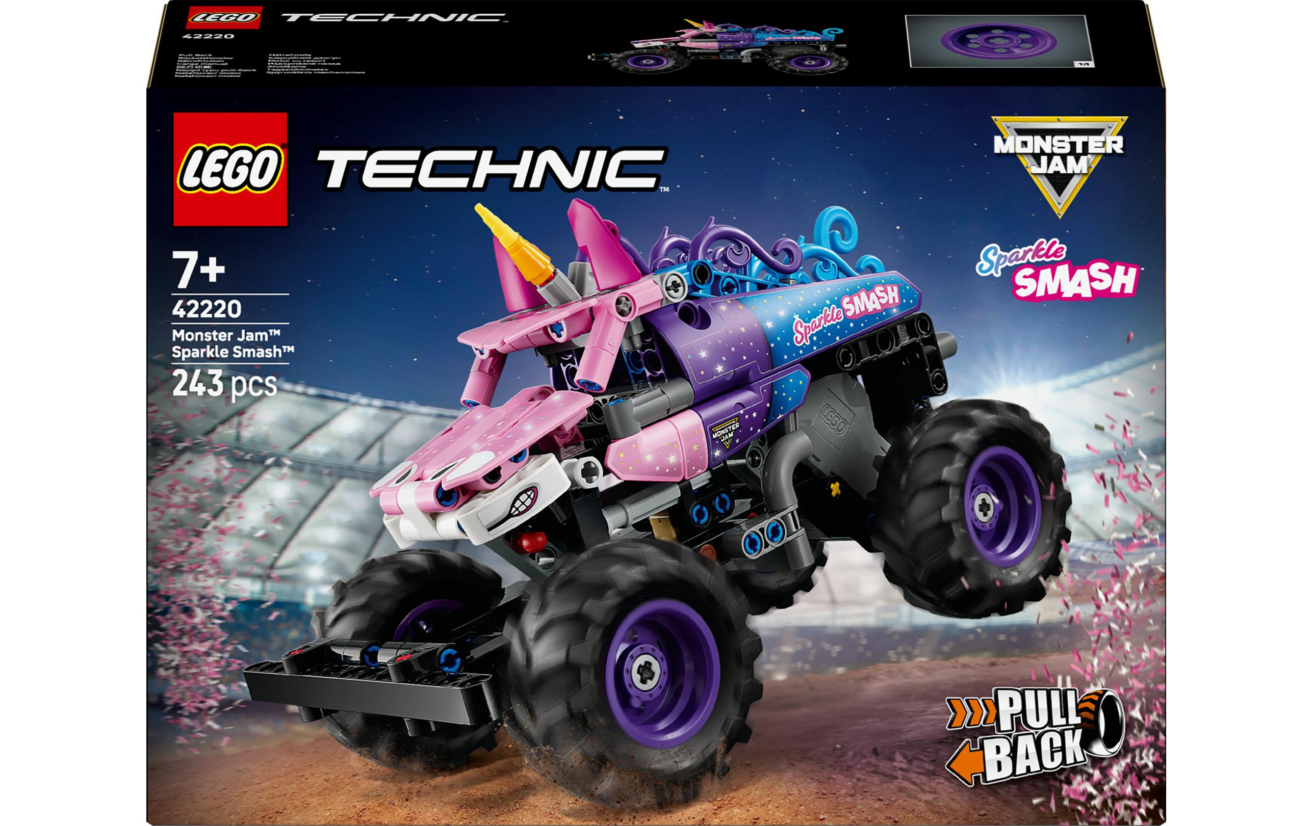 LEGO® Technic Monster Jam Sparkle Smash mit Rückziehmotor 42220