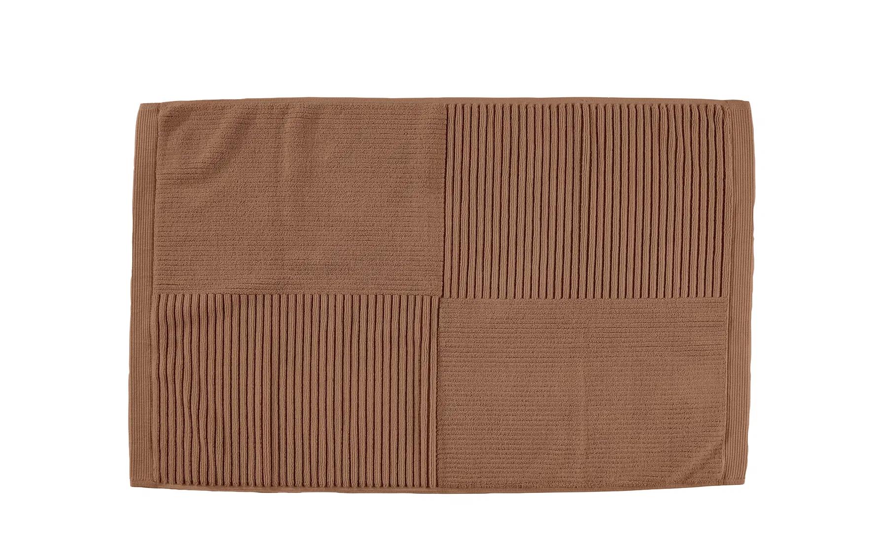 Zone BadeteppichClassic 80x50cm,Terracotta 100% Cotton/1200 g, waschbar 60 Grad