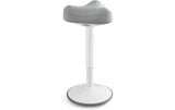 Songmics Hocker Farbe: grau/weiss, Hohe: 59-83.5ccm