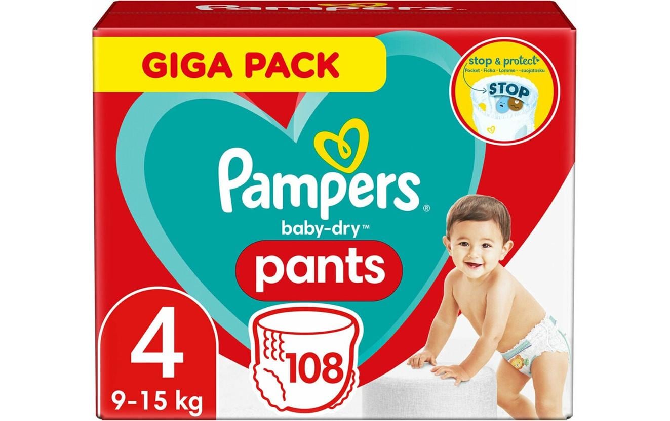 Pampers Windeln Baby Dry Nappy Pants Grösse 4