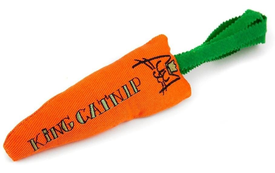 King Catnip Katzen-Spielzeug Karotte 26 x 3.5 x 6 cm