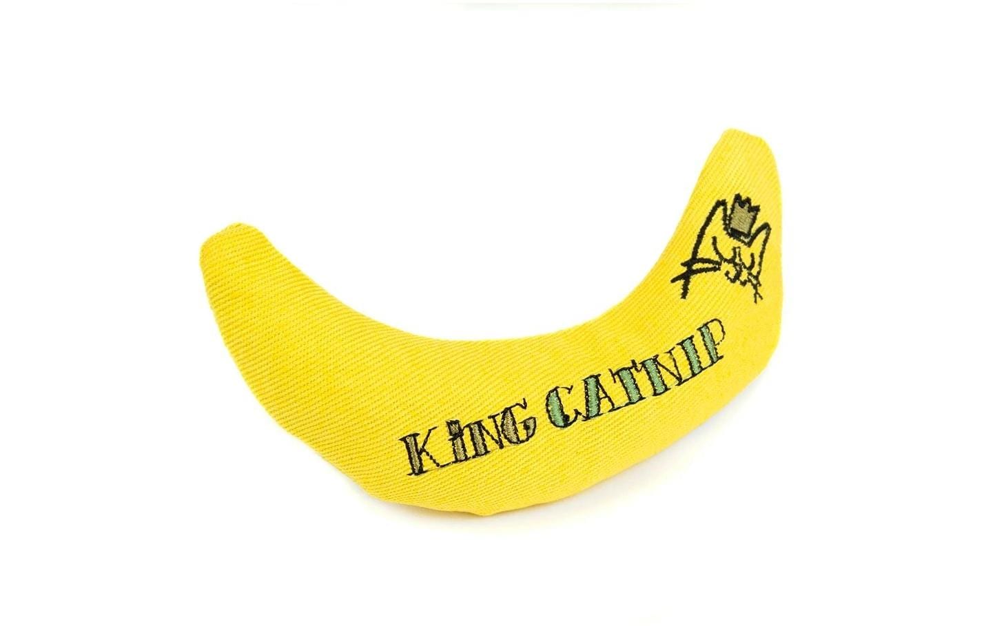 King Catnip Katzen-Spielzeug Banane 14 x 3 x 4.2 cm