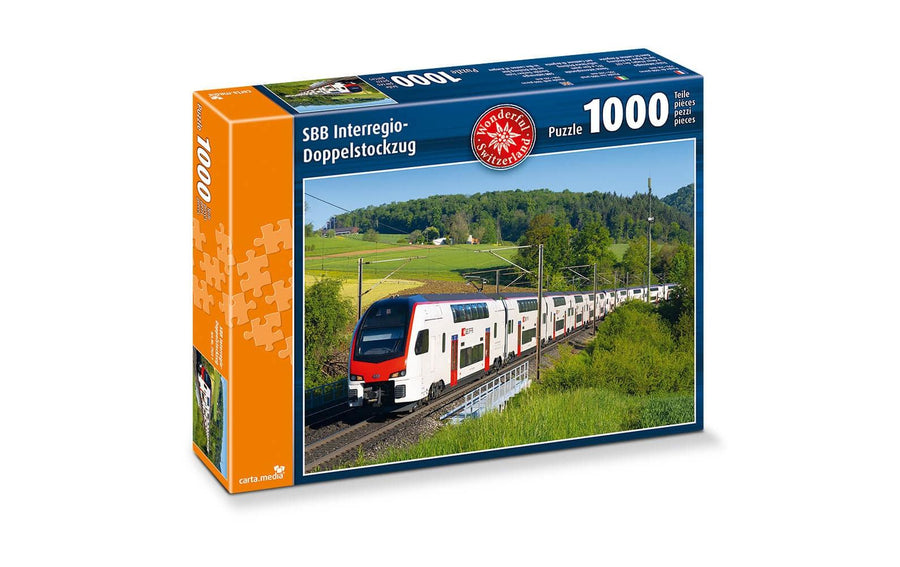 Carta.Media Puzzle SBB Doppelstockzug 1000 Teile