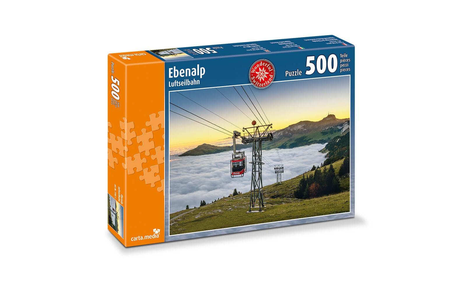 Carta.Media Puzzle Luftseilbahn Ebenalp 500 Teile