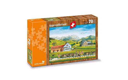 Carta.Media Puzzle Appenzellerland 70 Teile