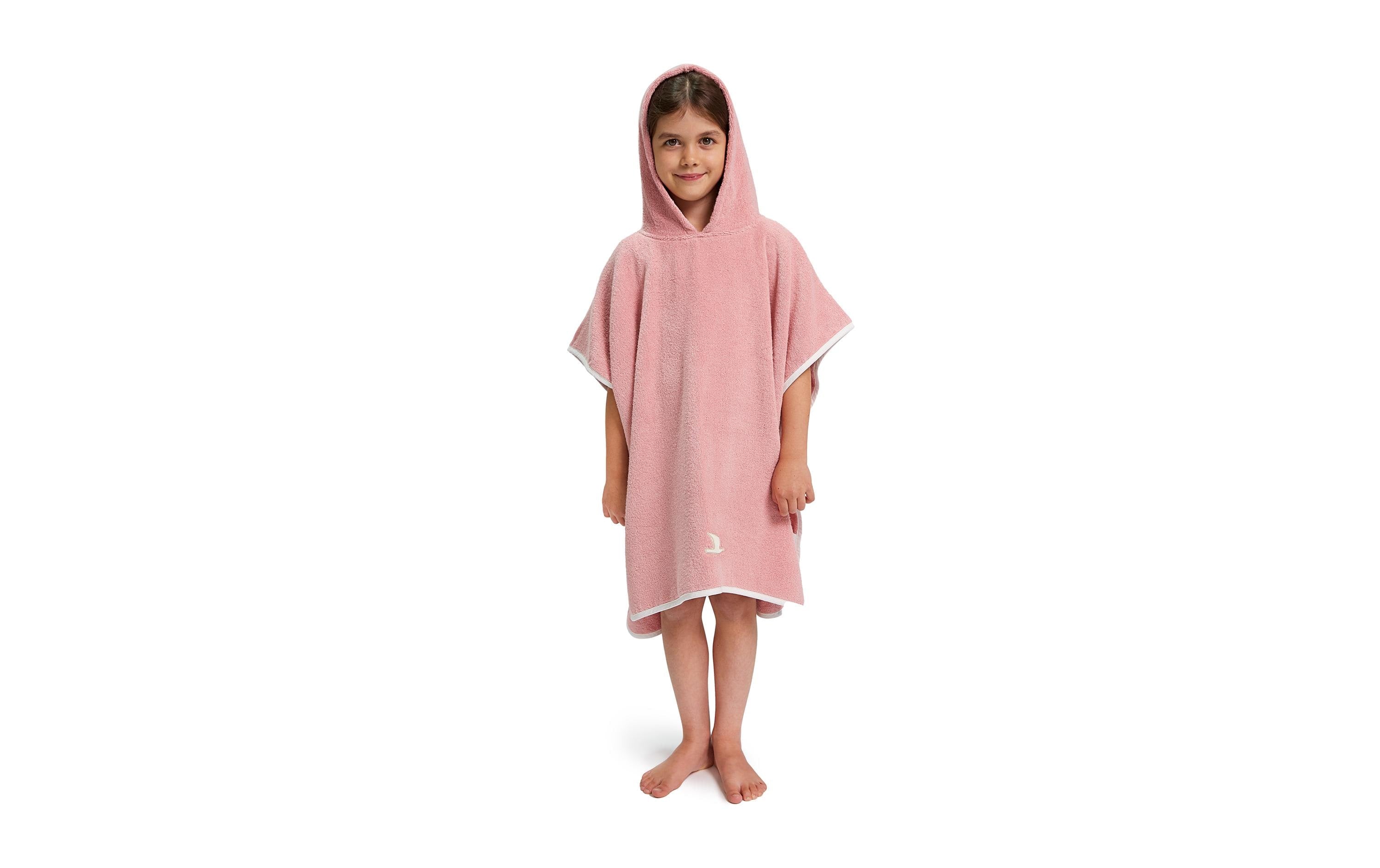 Möve Poncho Soft Hug Grösse 92-104, Rosa