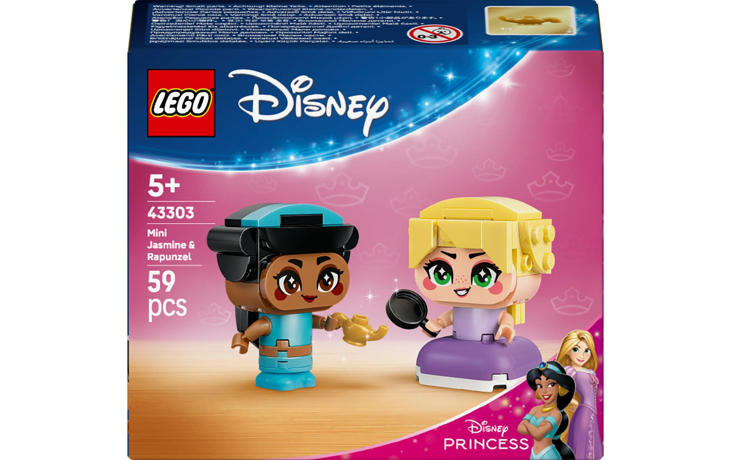 LEGO® Disney Princess Mini-Prinzessinnen Jasmin und Rapunzel 43303