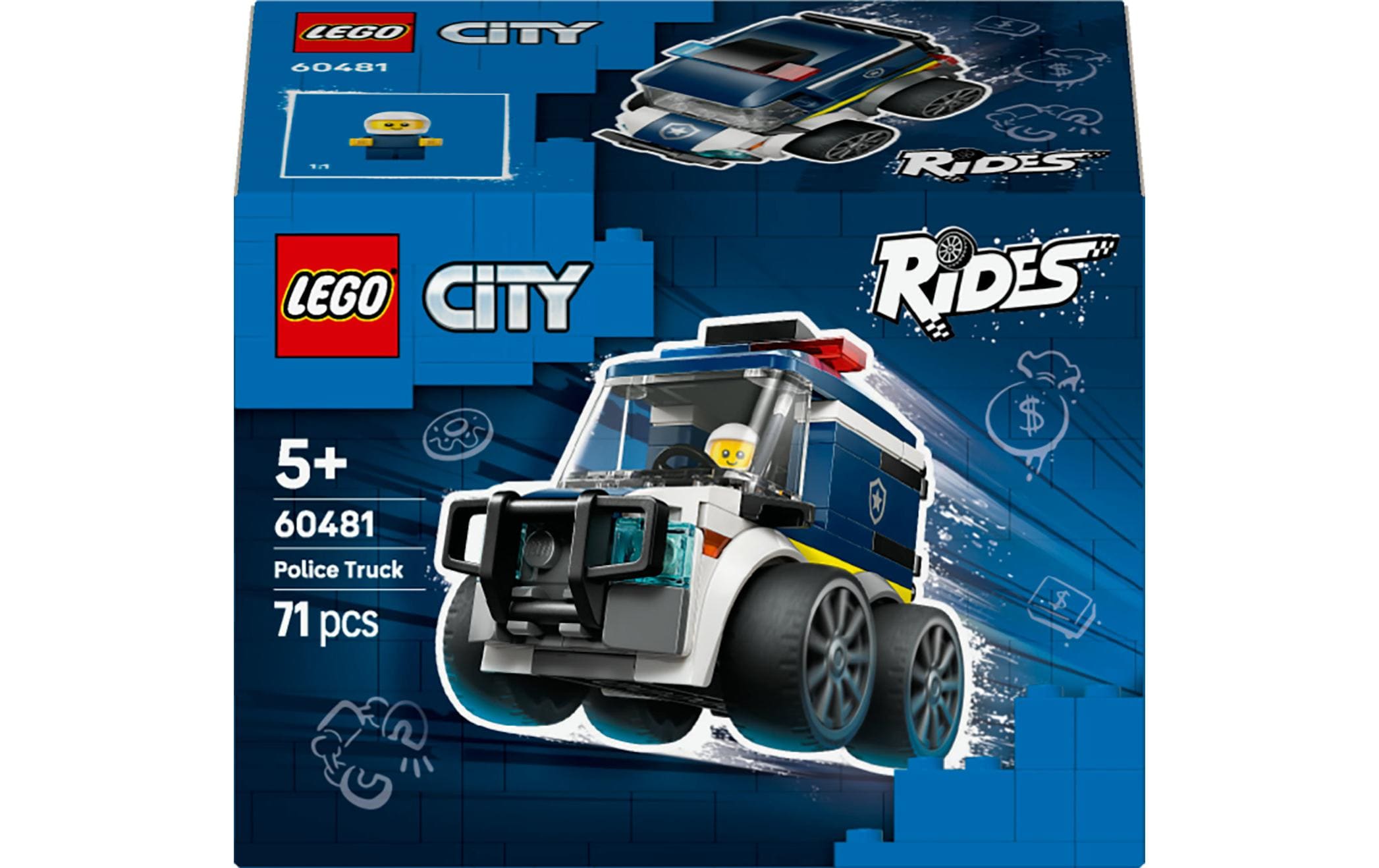 LEGO® City Coole Flitzer – Polizei-Truck 60481