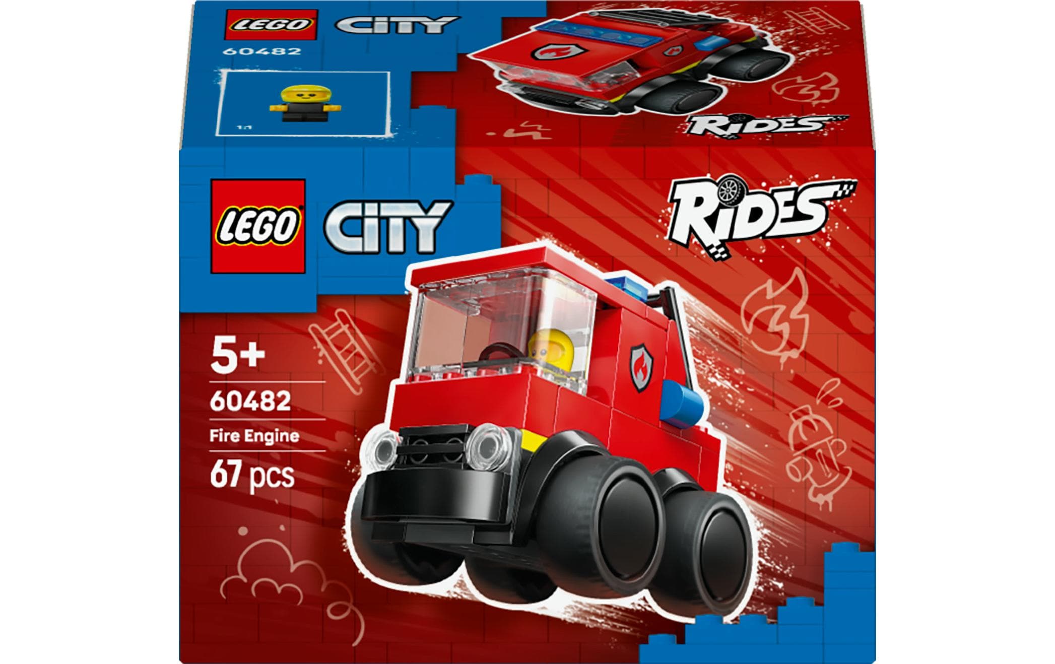 LEGO® City Coole Flitzer – Löschauto 60482