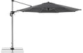 ACTIVE Pendelschirm 370 cm anthrazit mit Pendelfunktion Garteneinrichtung Doppler