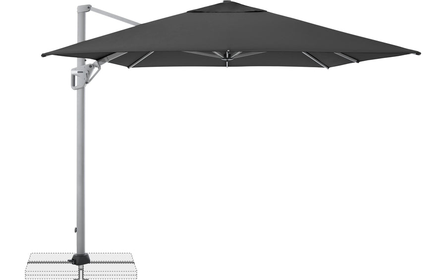 ACTIVE II Pendelschirm 350x260 cm wetterbeständig anthrazit Garteneinrichtung Doppler