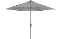 ACTIVE Sonnenschirm hellgrau Auto-Tilt-Mechanismus 320x320cm Garteneinrichtung Doppler