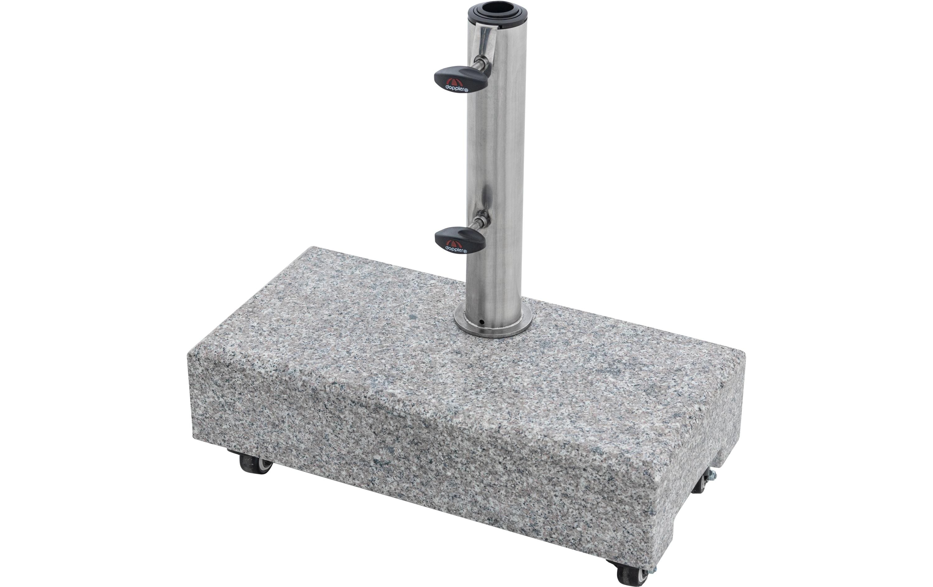 Granitsockel 25kg Naturfarben Granit für Balkon Outdoor Garteneinrichtung Doppler