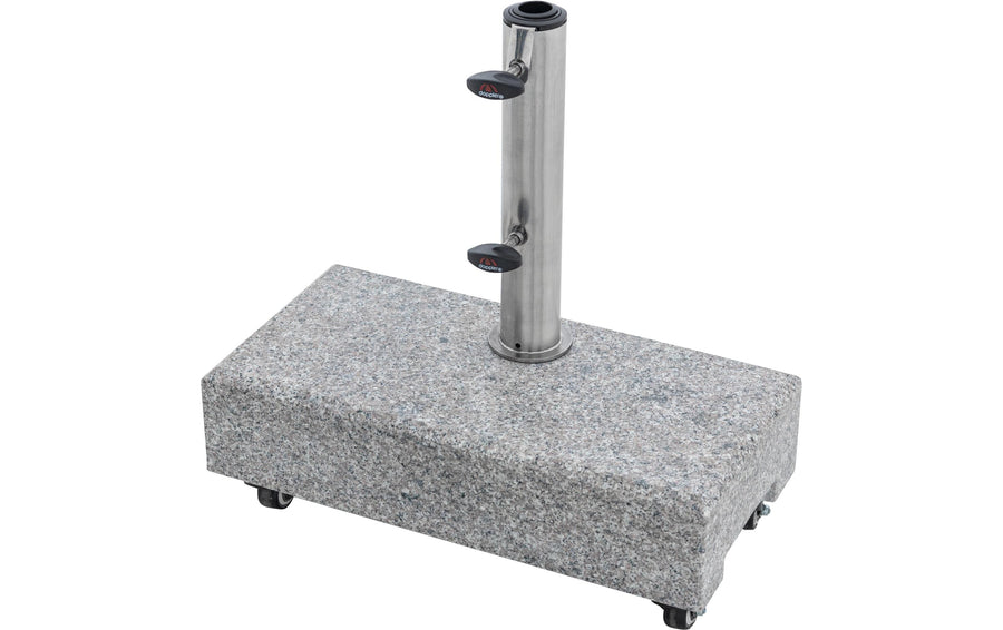 Granitsockel 25kg Naturfarben Granit für Balkon Outdoor Garteneinrichtung Doppler