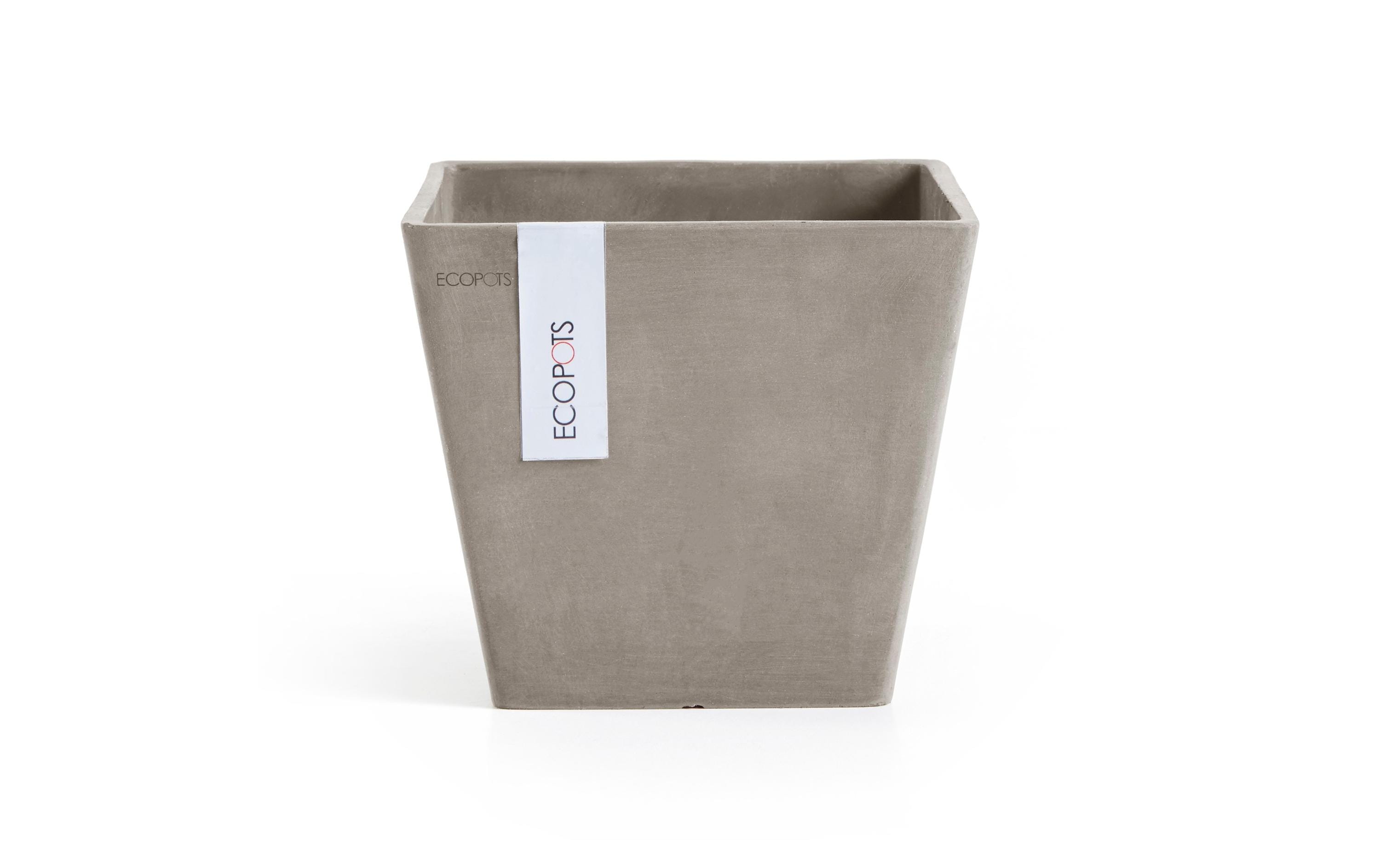 Ecopots Blumentopf Rotterdam Ø 20 cm Taupe