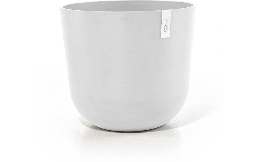 Ecopots Blumentopf Oslo Ø 55 cm Weiss