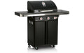LANDMANN Gasgrill Rexon 3.1 Schwarz, drei Brenner, integriertes Thermometer Grills & Feuerstellen Landmann