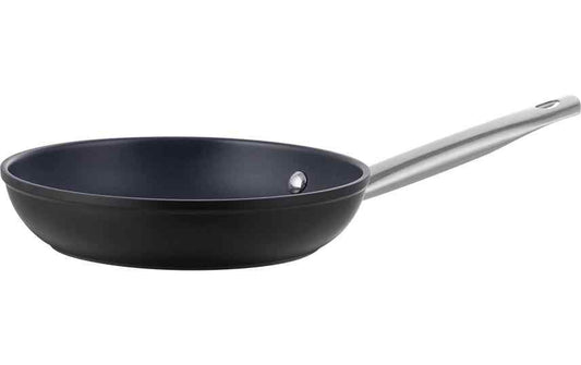 Lunasol Saturn Terra Bratpfanne, schwarz, 20 cm, mit langem Griff