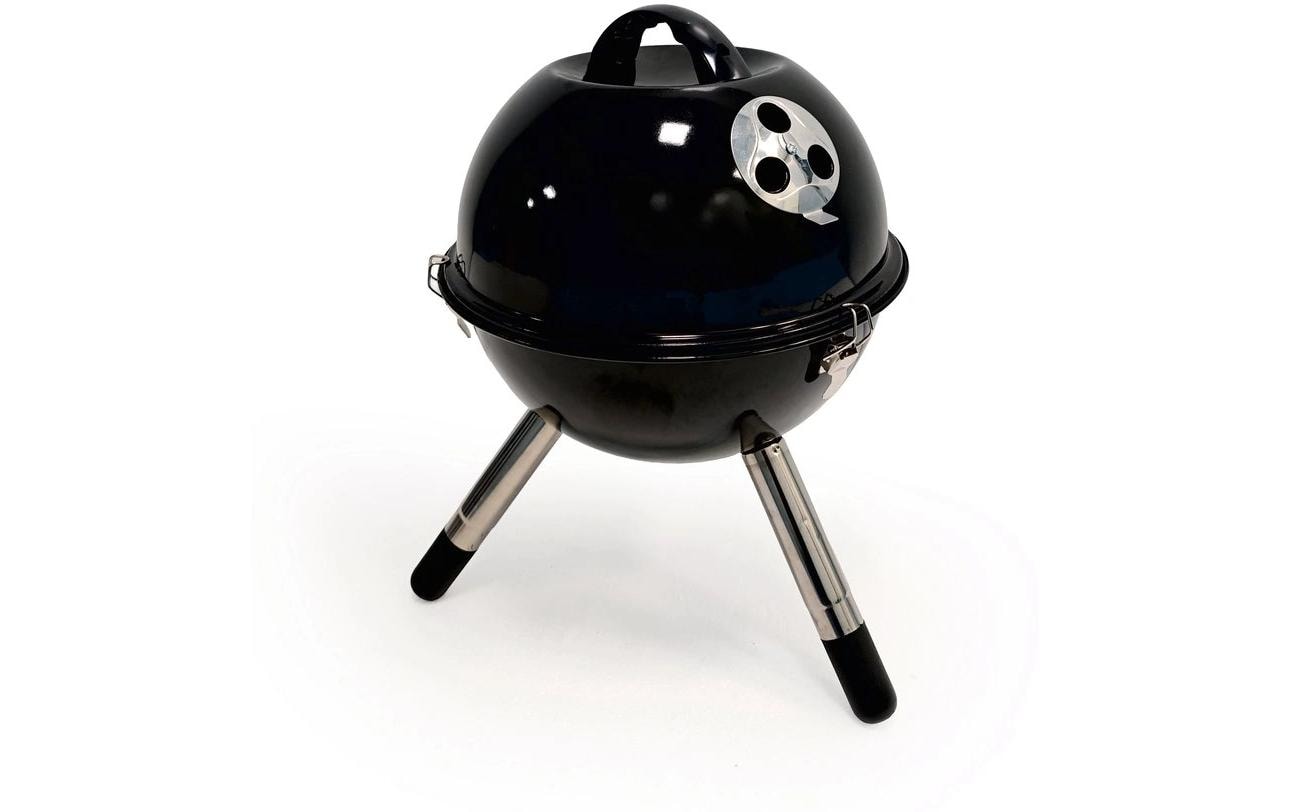 LANDMANN Kugelgrill schwarz, 29,5 cm, Holzkohle, kompakt Grills & Feuerstellen Landmann
