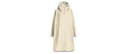 Reisenthel Mini Maxi Regenponcho in Beige mit Kapuze und Leo-Muster
