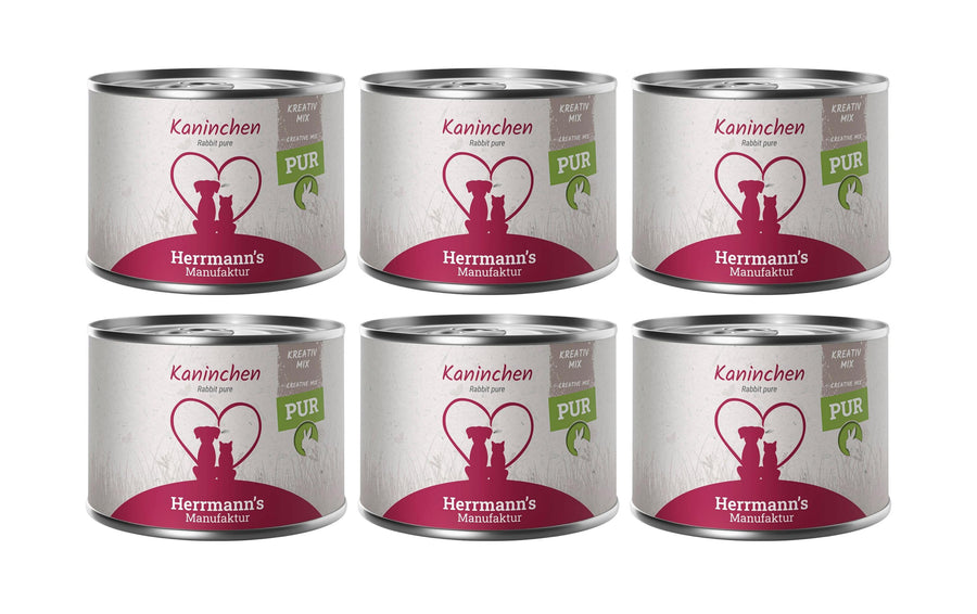 Herrmanns  Bio Kaninchen Reinfleisch 6x200g