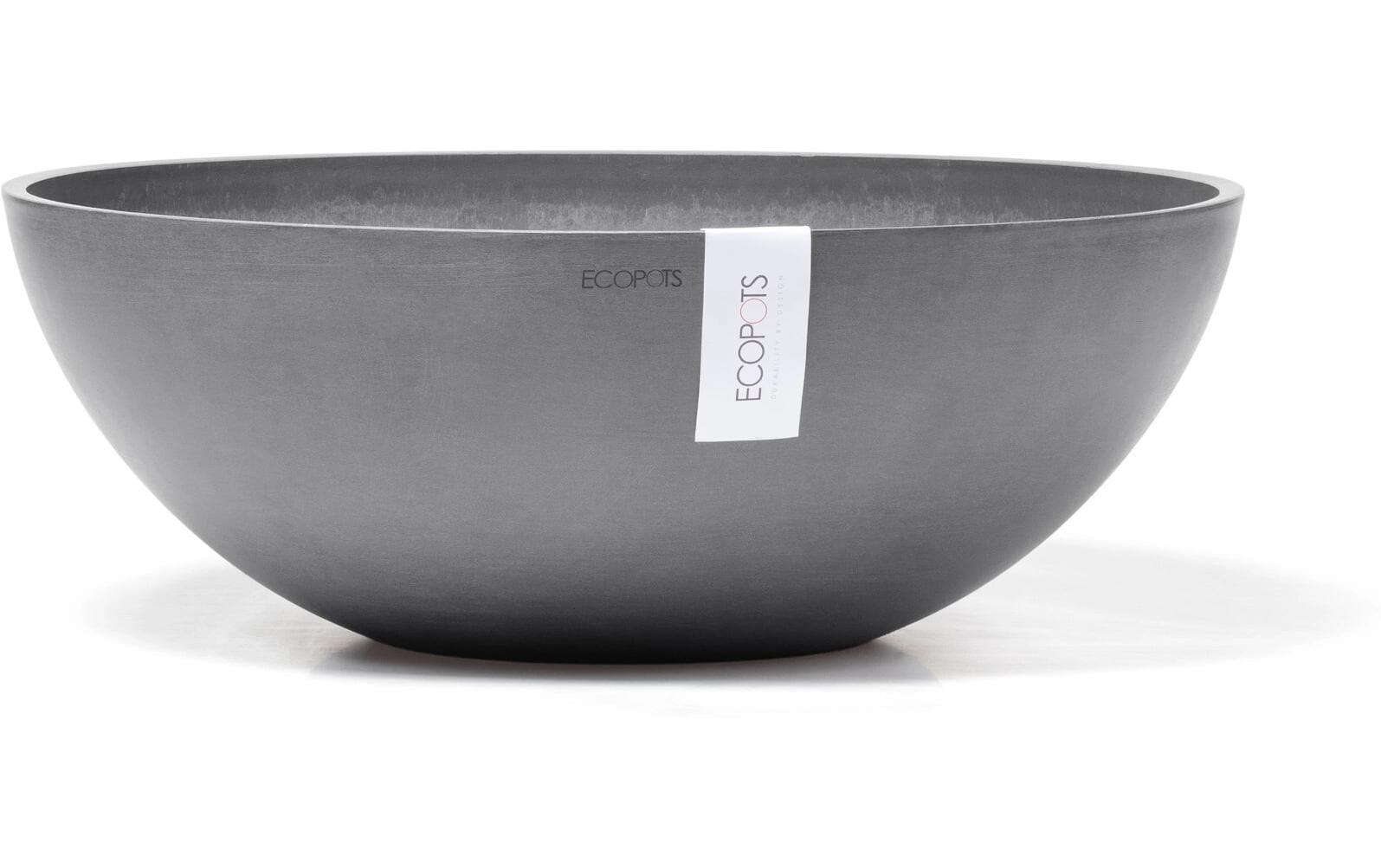 Ecopots Blumentopf Dunkelgrau aus recyceltem Kunststoff 50 cm Garten & Outdoor > Pflanzen > Pflanzengefäße Ecopots