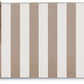 Reisenthel Necessaire-Tasche mit senkrechten Streifen in Beige und Weiß