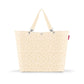Reisenthel Shopper XL in Cremeweiß mit hellem Leopardenmuster